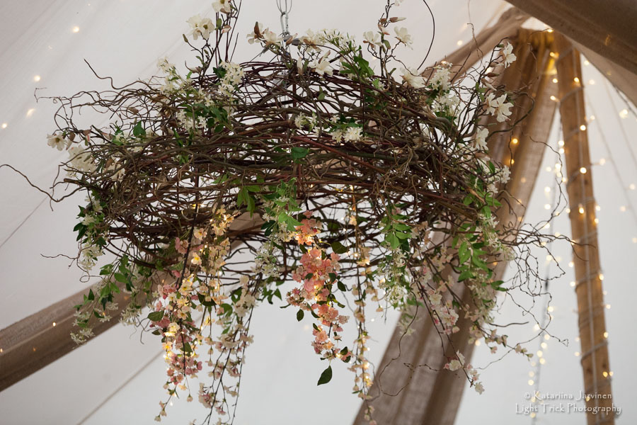 birds nest chandelier